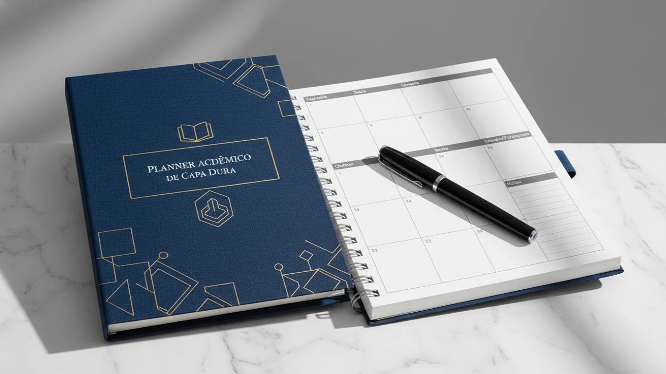 Planner Acadêmico de Capa Dura