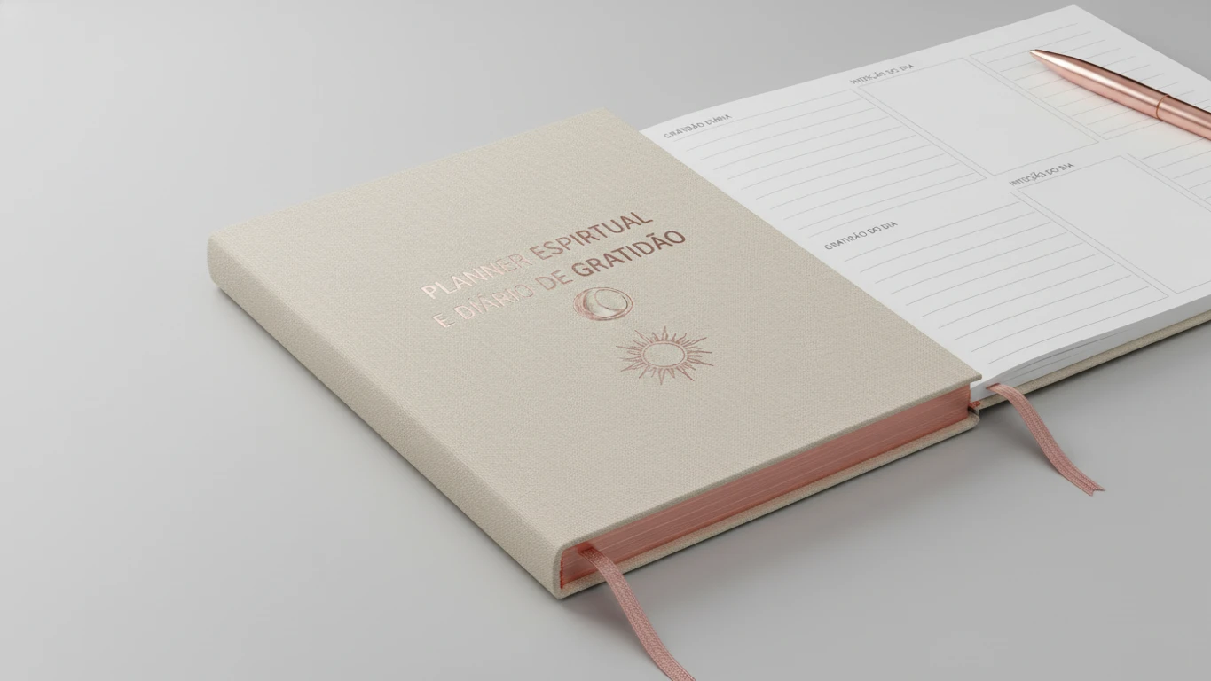 Planner Espiritual e Diário de Gratidão