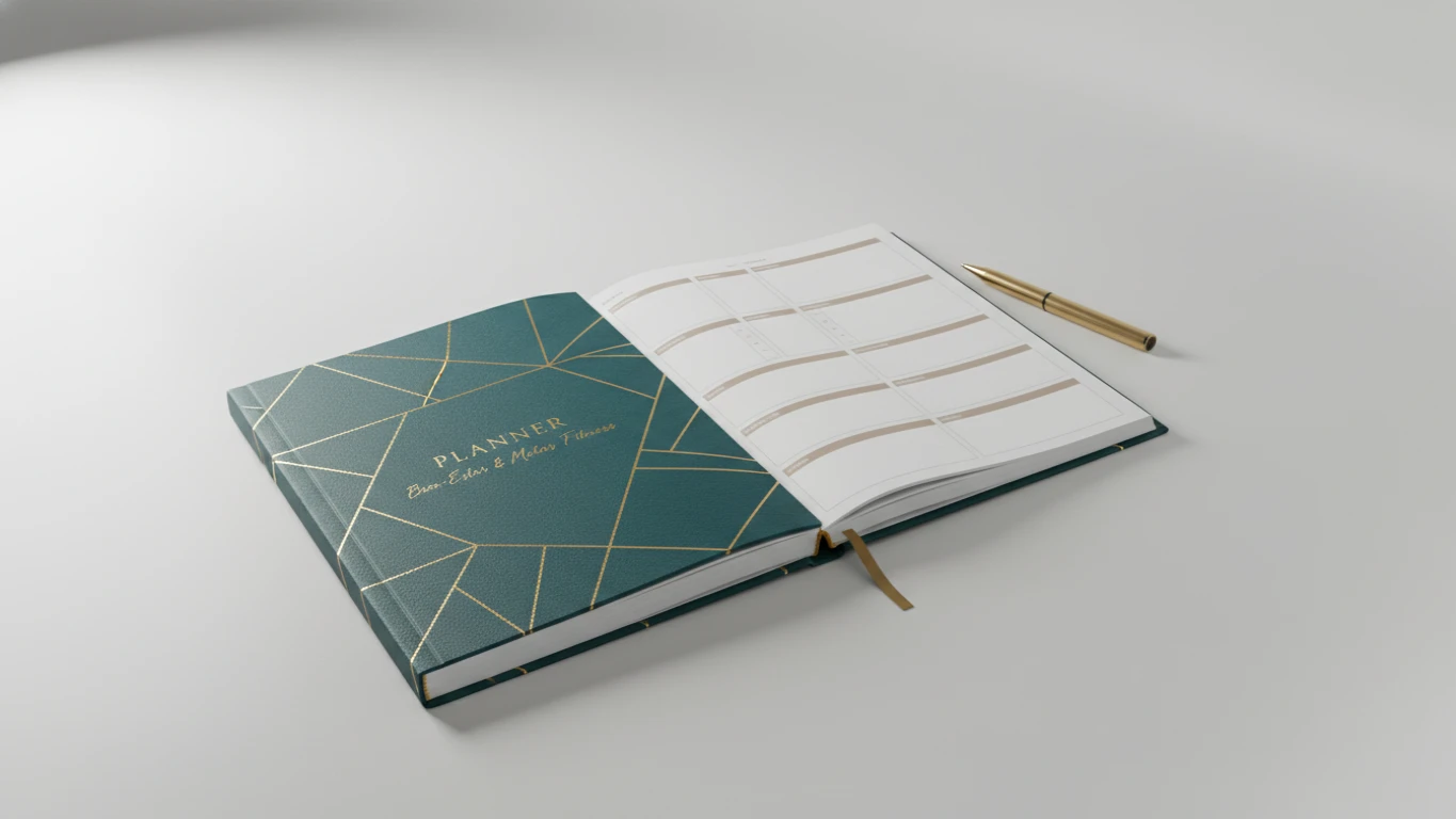 Planner de Bem-Estar e Metas Fitness