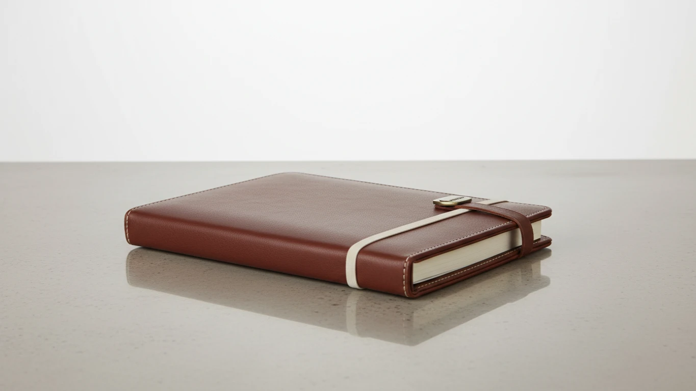 Planner de Couro Sintético