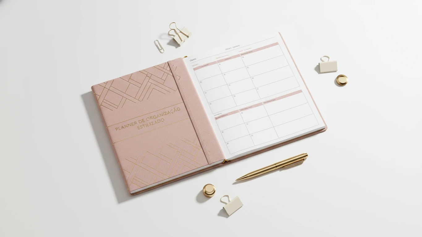 Planner de Organização Estilizado