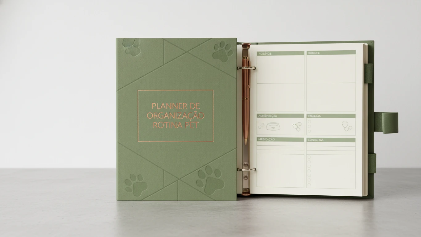 Planner de Organização de Rotina Pet