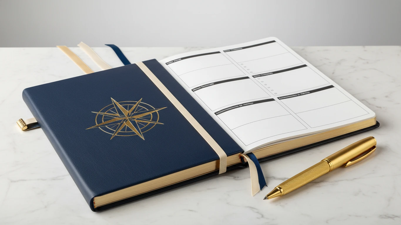 Planner de Planejamento de Metas de Luxo
