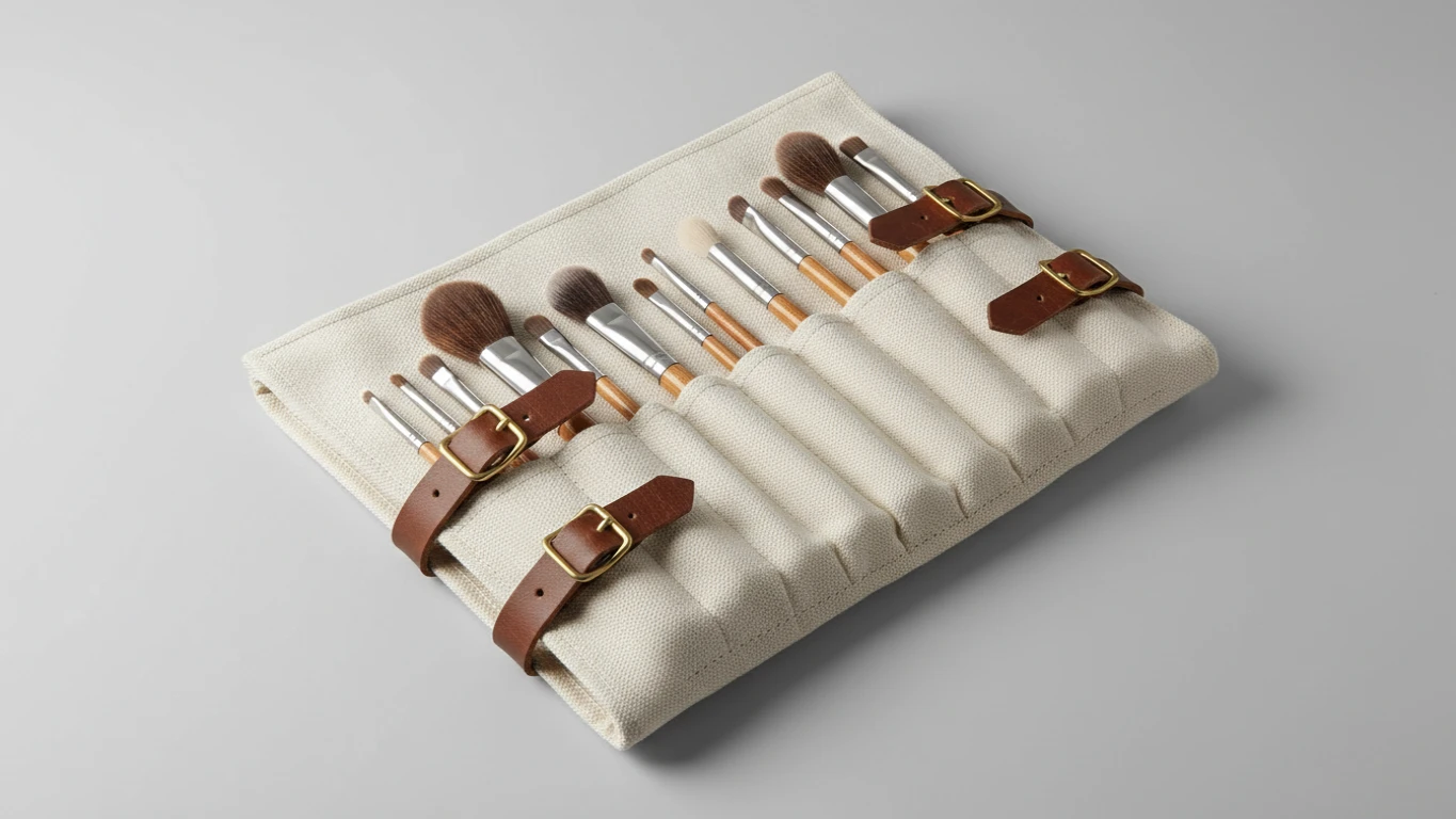 Porta-Pincéis de Enrolar em Tecido