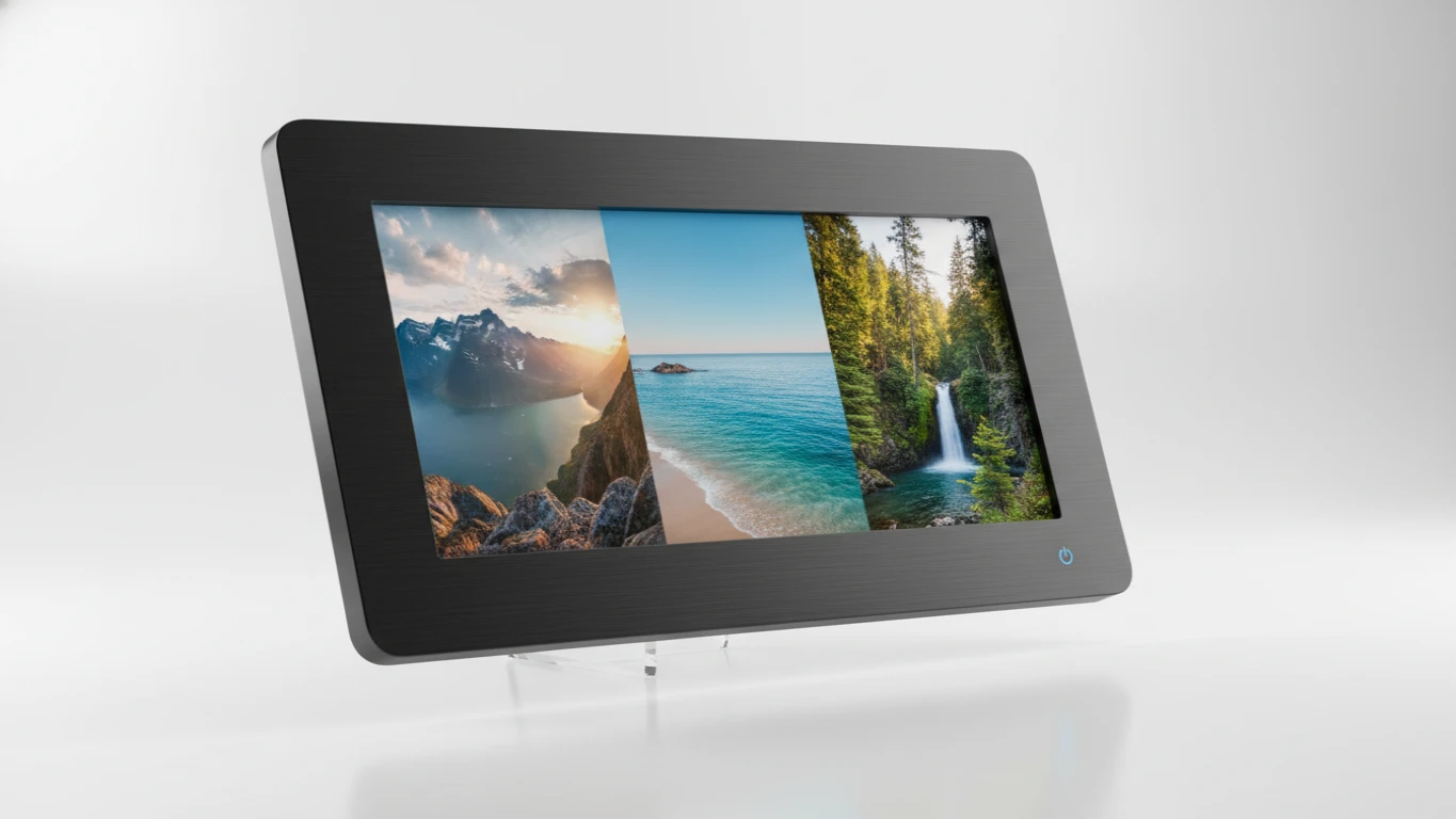 Porta-Retrato Digital Wi-Fi de Alta Resolução