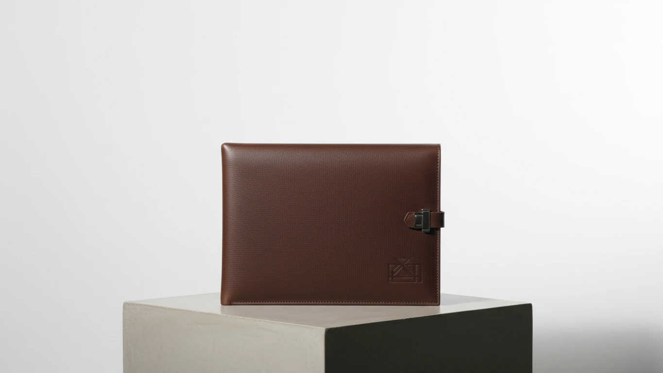Portfólio Executivo em Couro