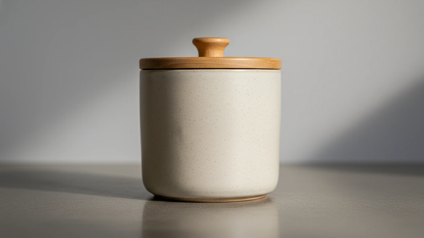 Pote de Cerâmica Hermético para Petiscos