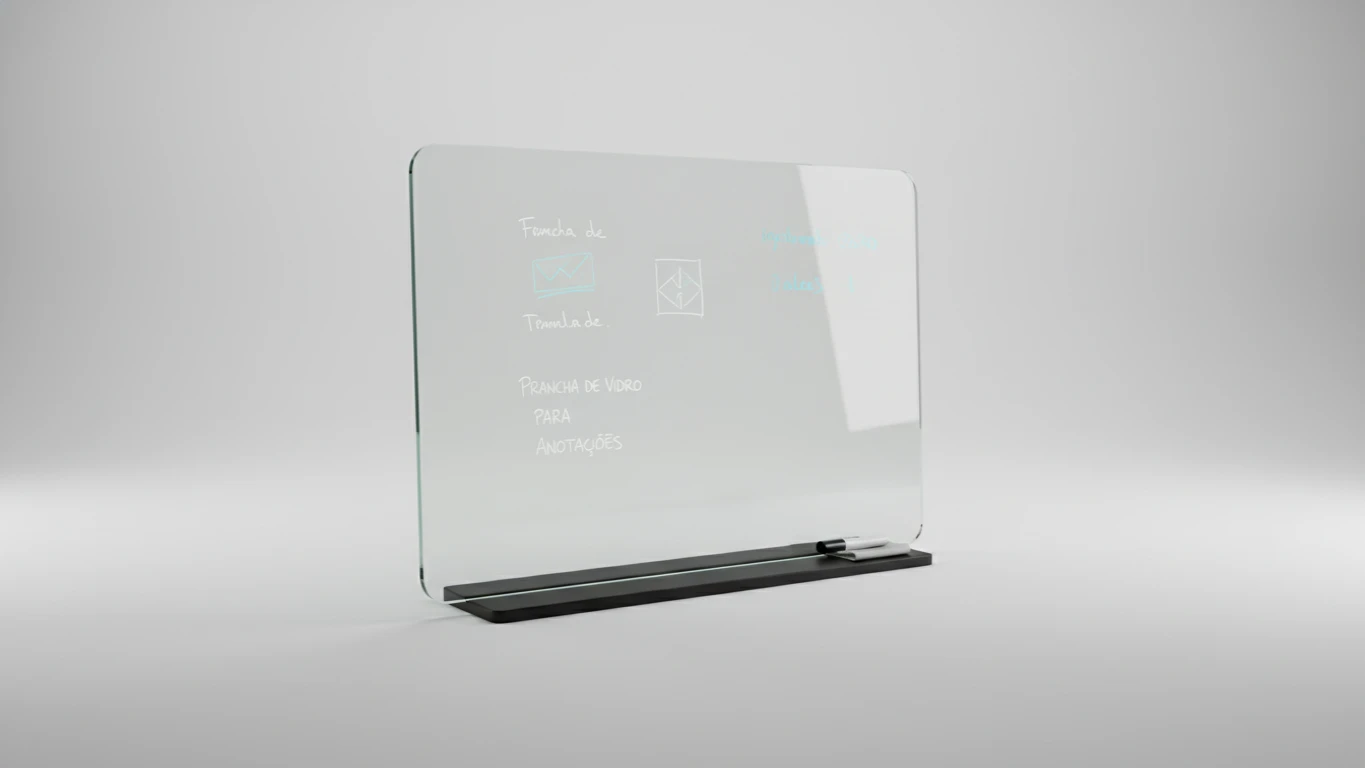 Prancha de Vidro para Anotações