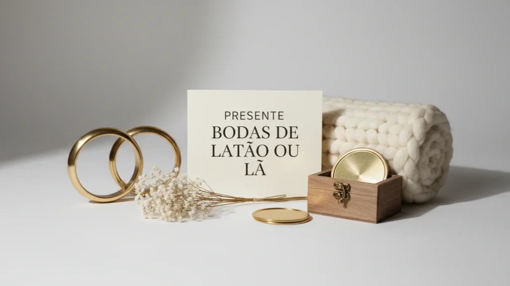 Presente Bodas de Latão ou Lã