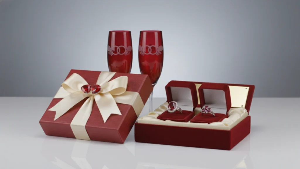 Presente para Bodas de Rubi