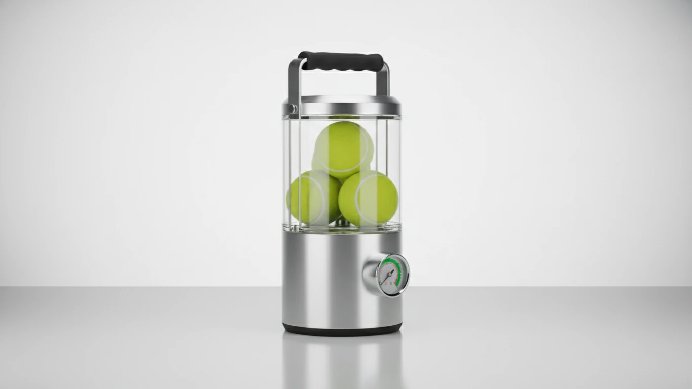 Pressurizador de Bolas de Tênis Portátil