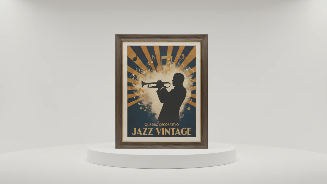 Quadro Decorativo Jazz Vintage