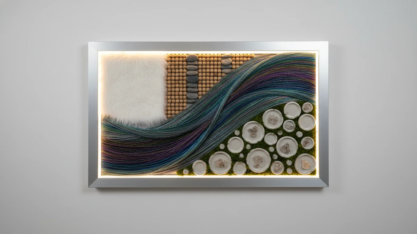 Quadro Decorativo de Arte Sensorial