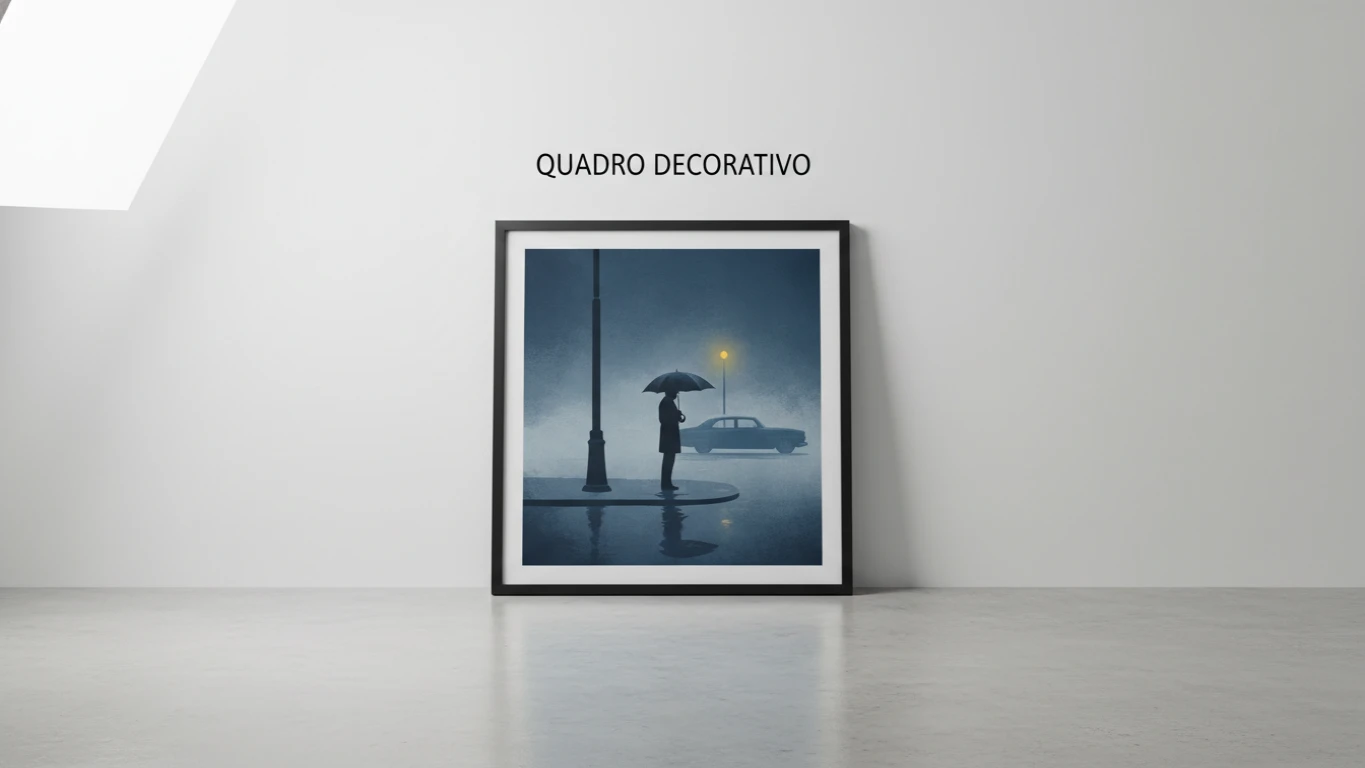Quadro Decorativo de Pôster Minimalista de Cinema