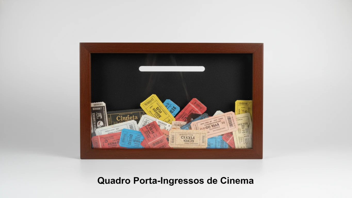 Quadro Porta-Ingressos de Cinema