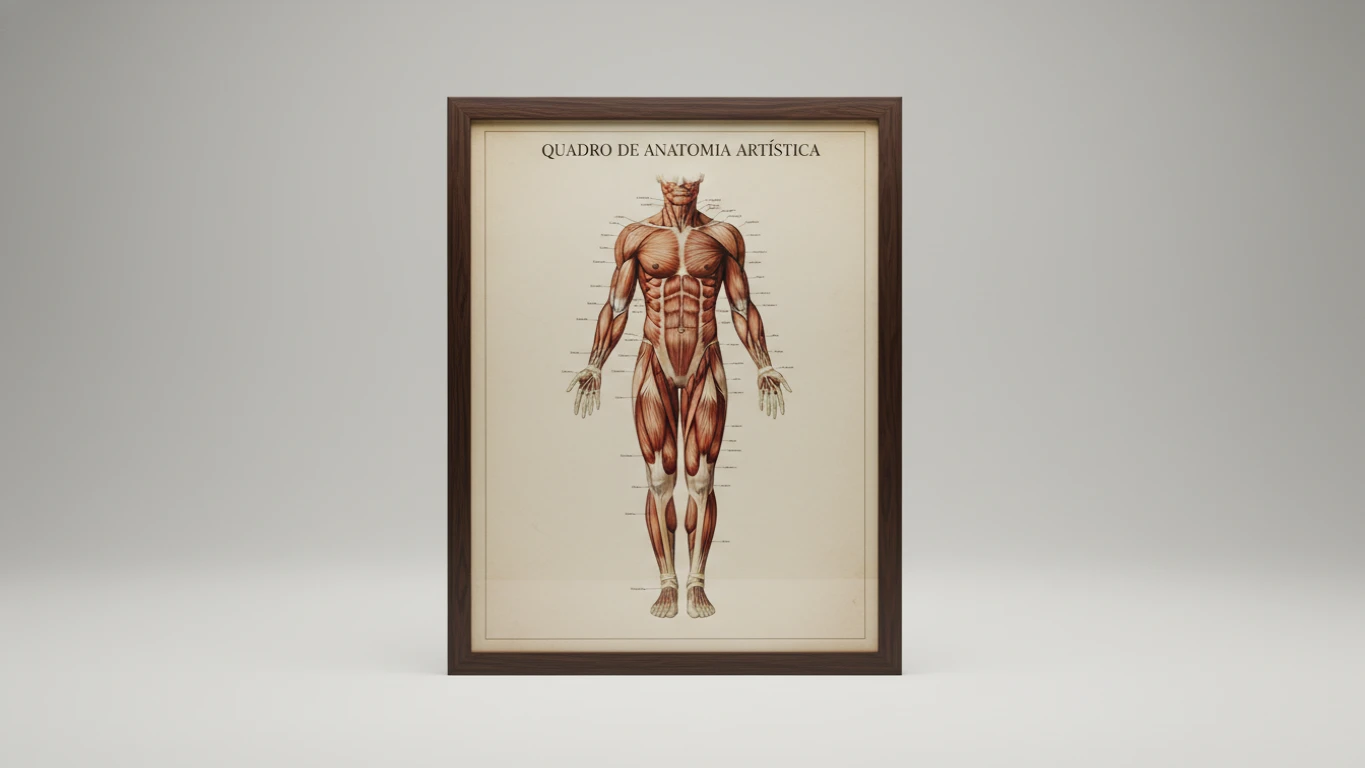 Quadro de Anatomia Artística