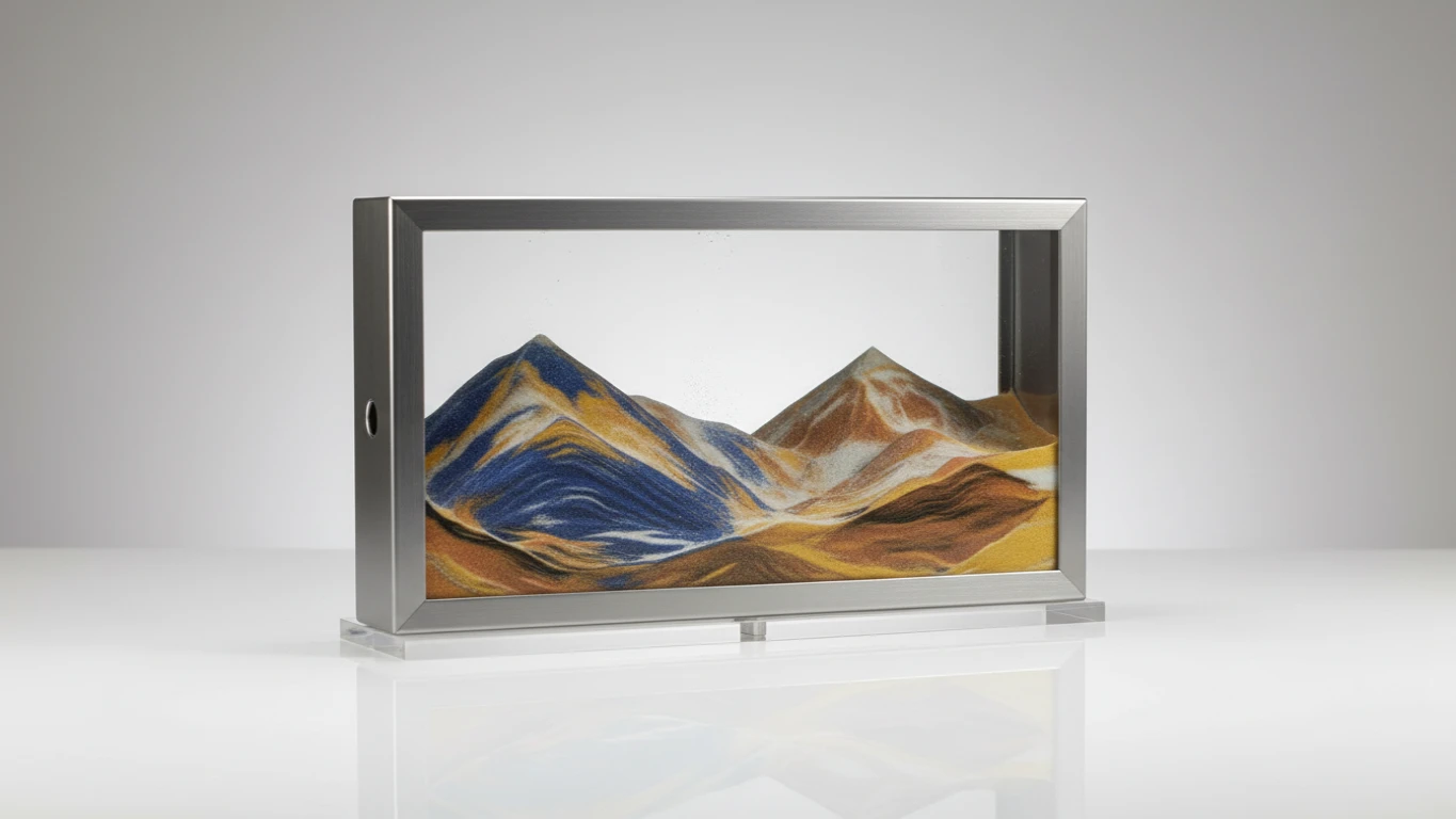 Quadro de Areia Dinâmica com Movimento 3D