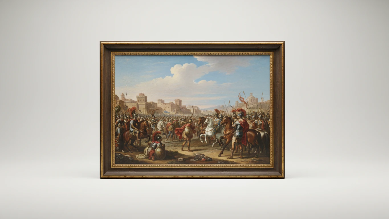 Quadro em Tela Decorativo Histórico