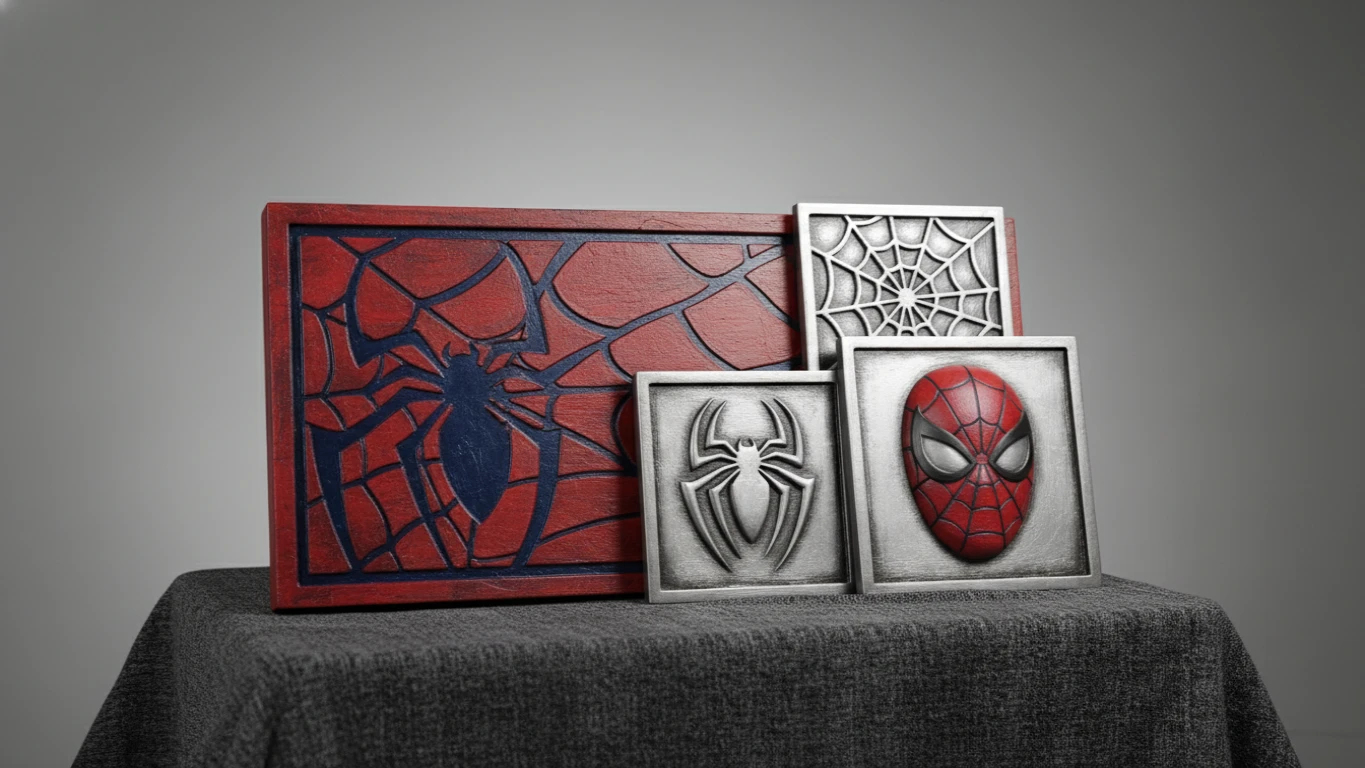 Quadros e Placas Decorativas do Homem-Aranha