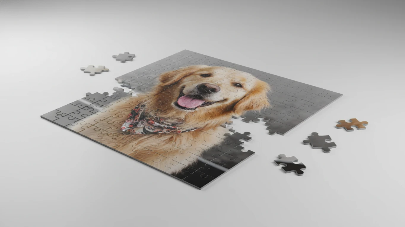 Quebra-Cabeça Personalizado com Foto do Pet