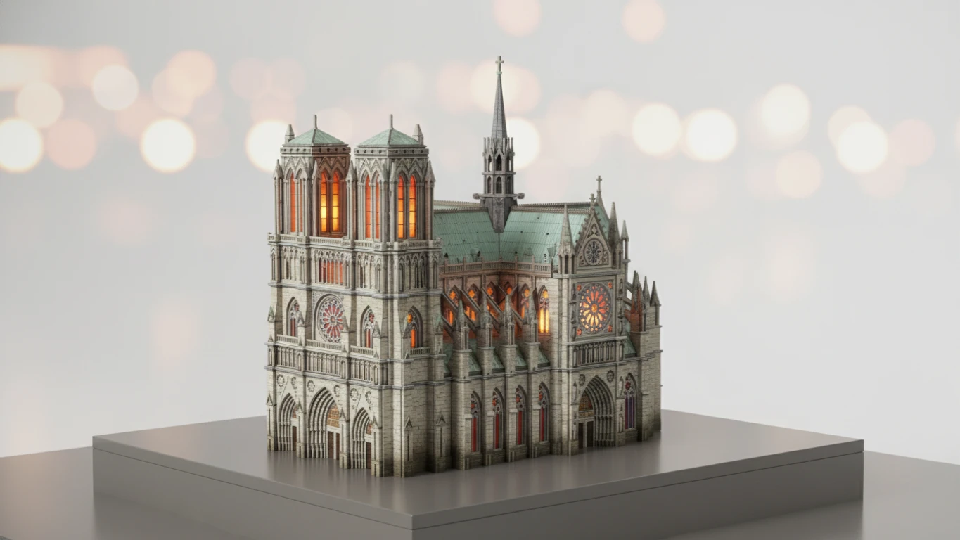 Quebra-cabeça 3D de Arquitetura Histórica