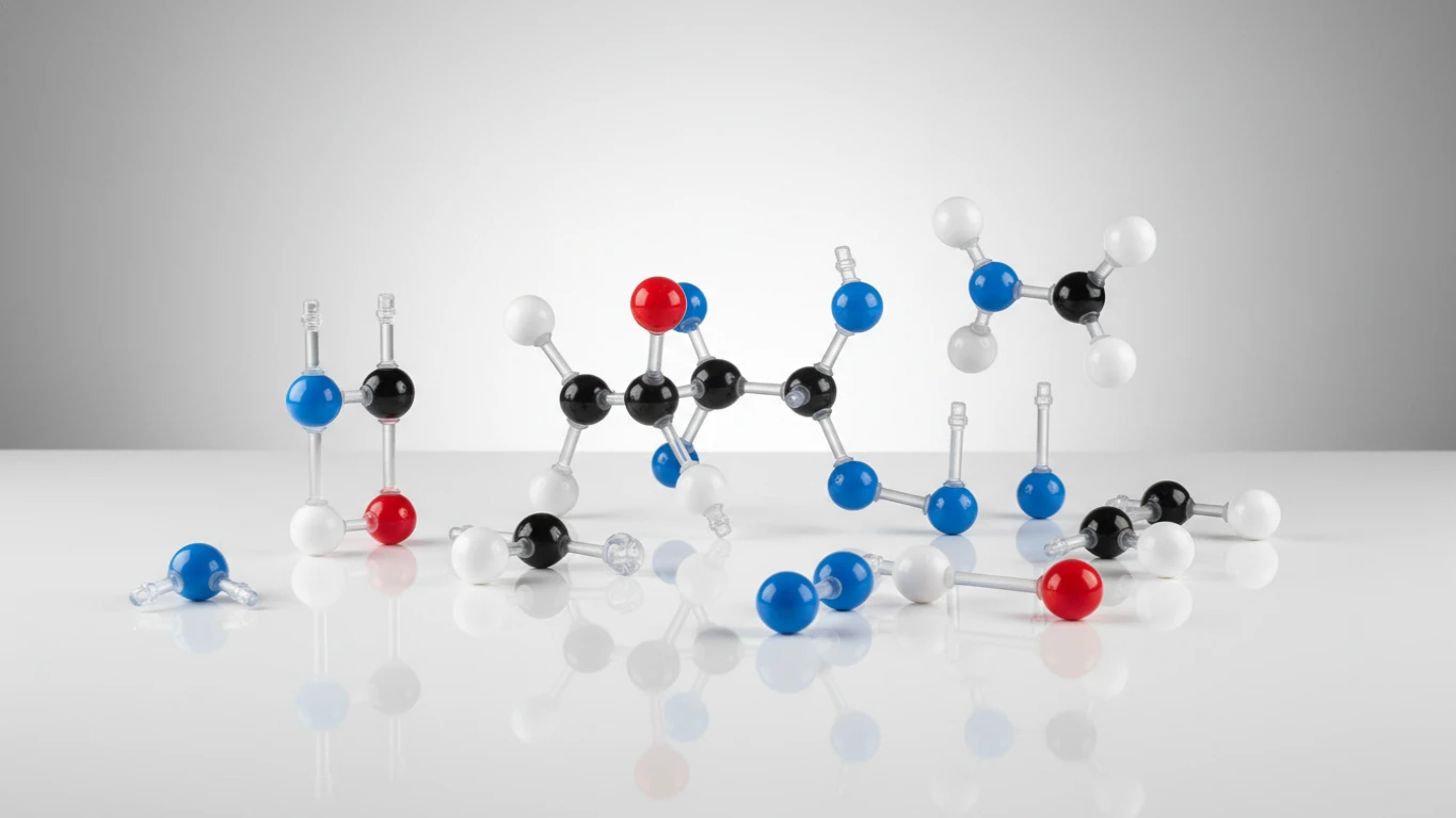 Quebra-cabeça 3D de Estruturas Moleculares