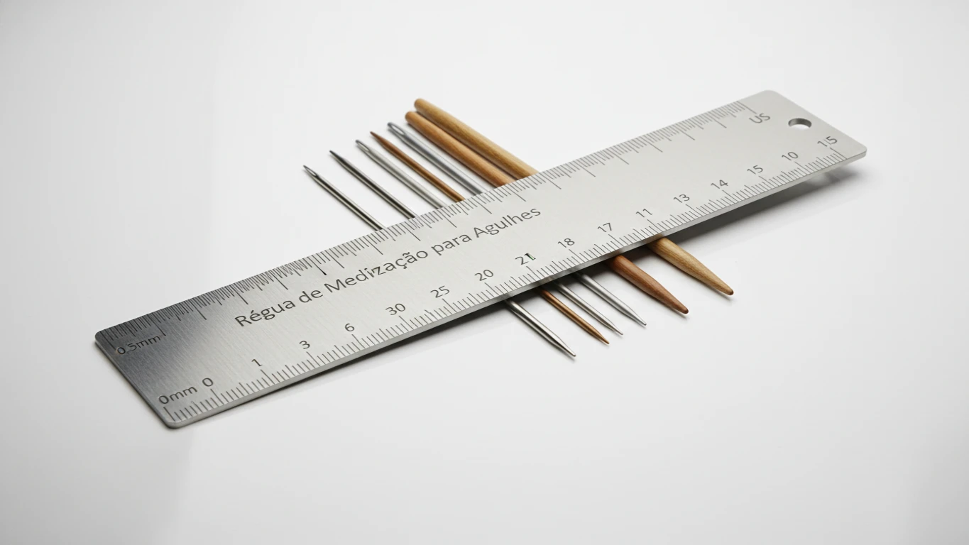 Régua de Medição para Agulhas