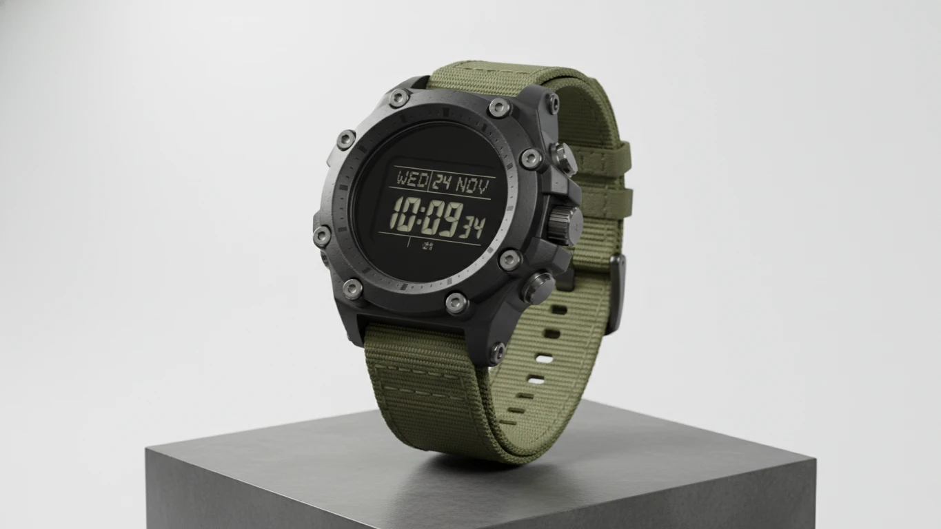 Relógio Digital de Alta Resistência Militar