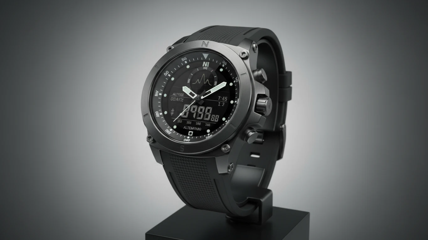 Relógio Esportivo com Altímetro e Barômetro