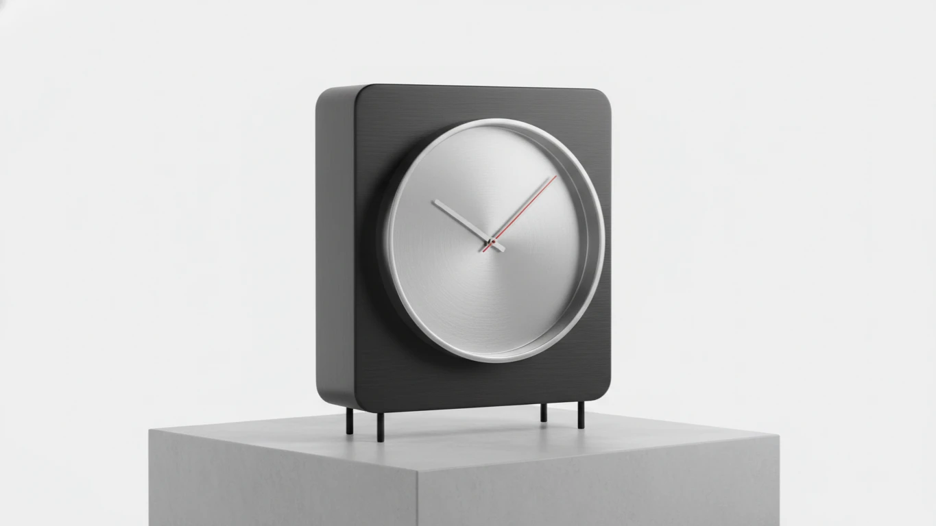 Relógio de Mesa com Design Minimalista