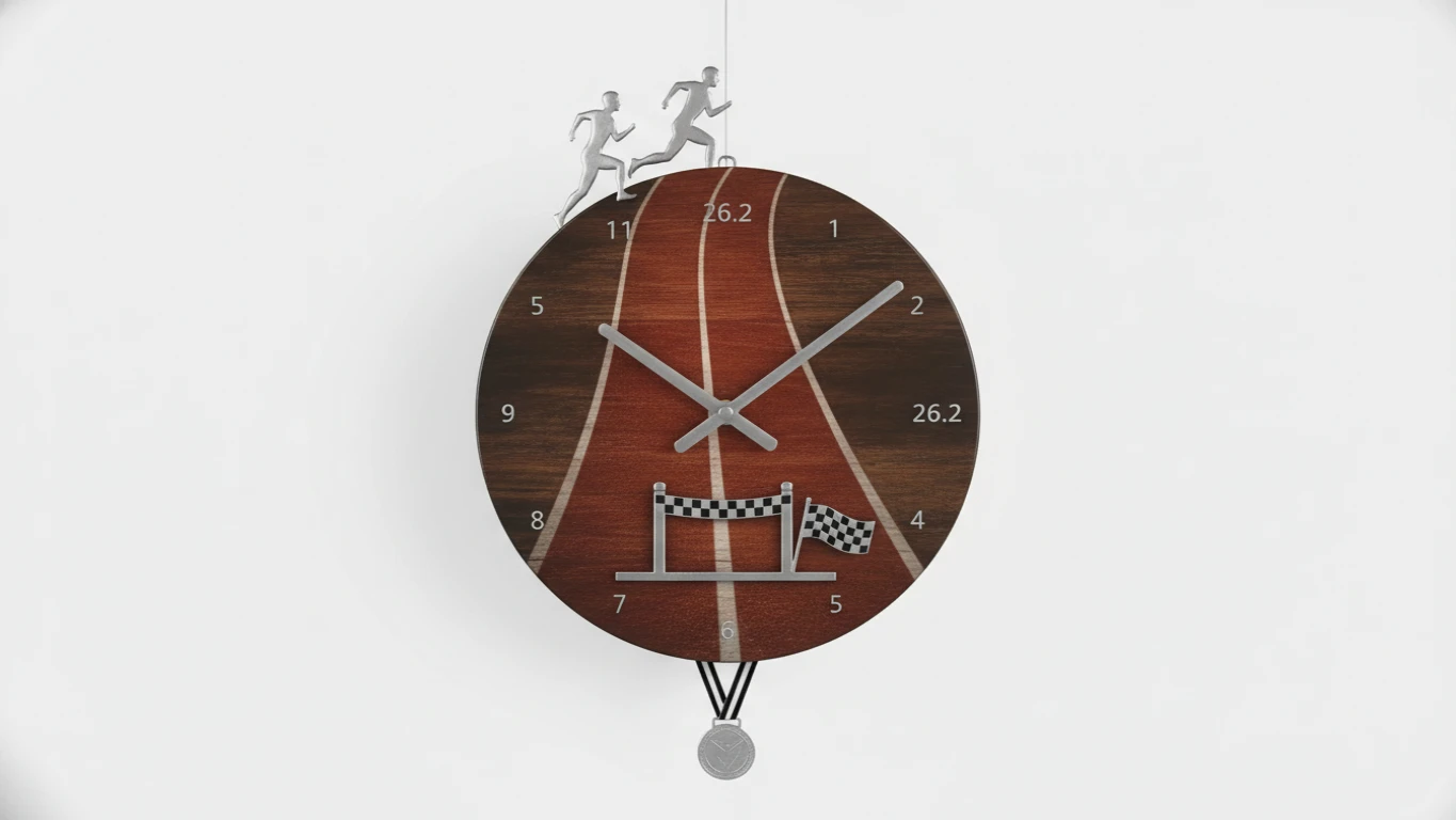 Relógio de Parede Personalizado de Maratona