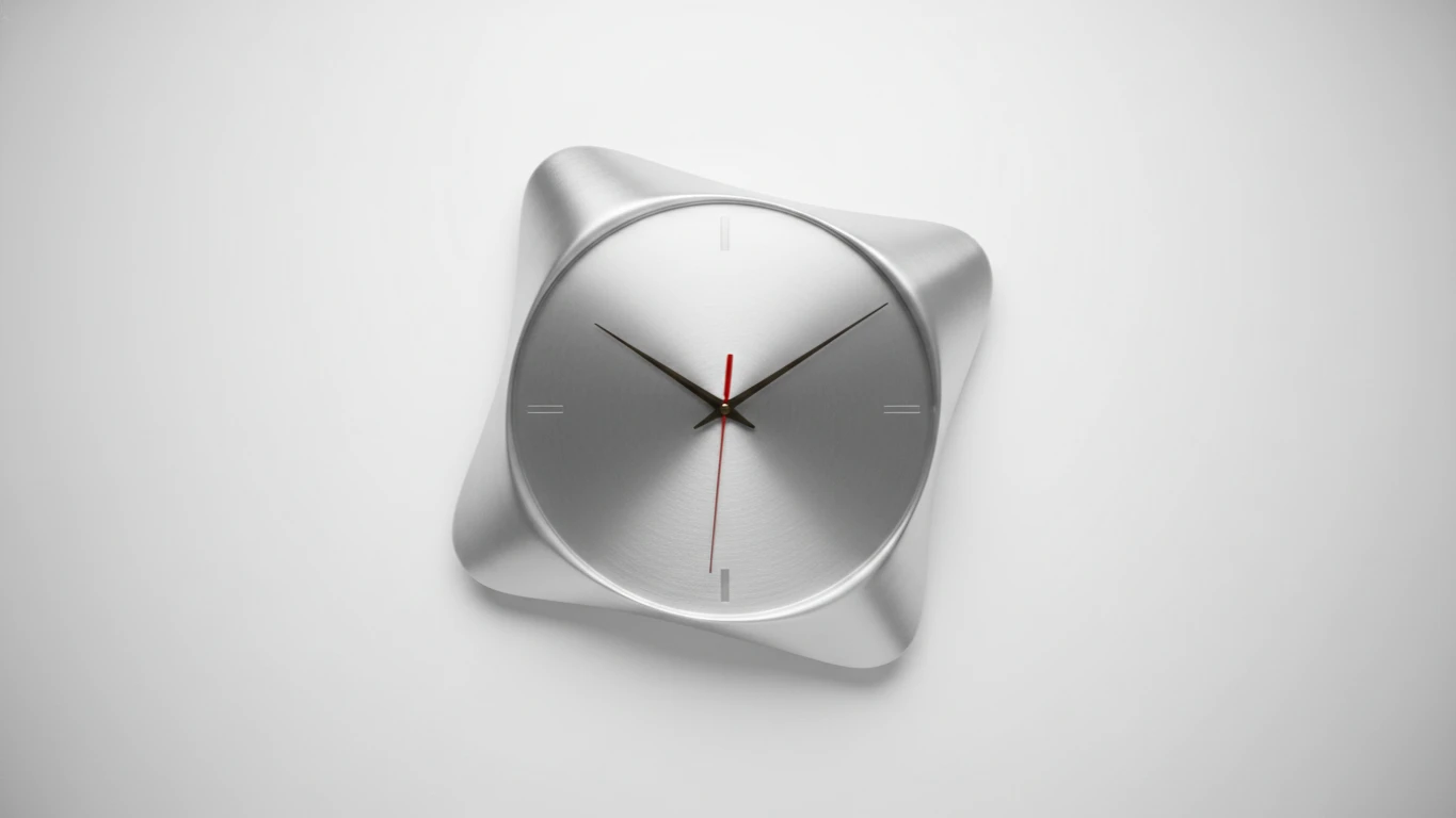 Relógio de Parede com Cantos Originais