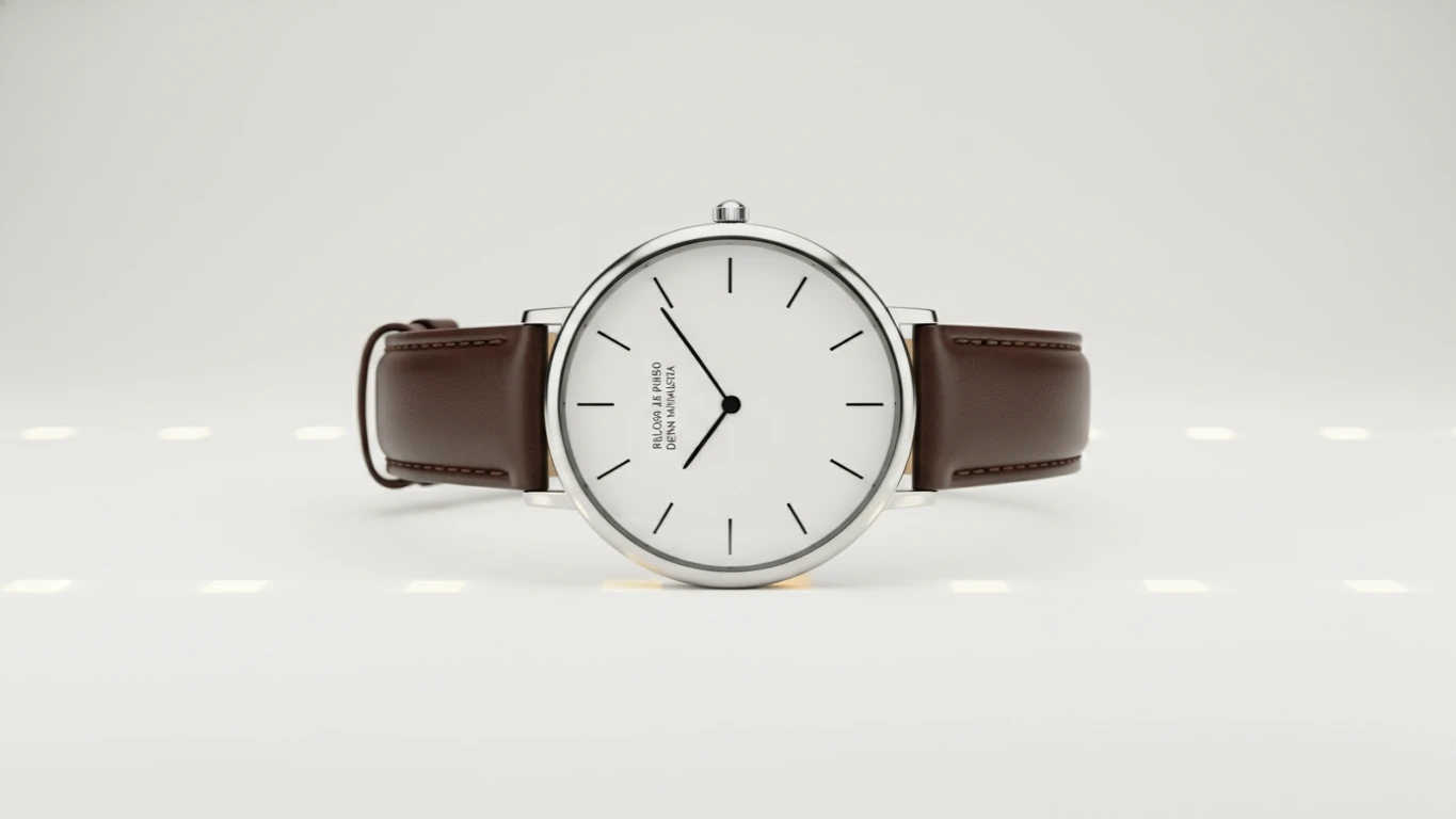 Relógio de Pulso Design Minimalista
