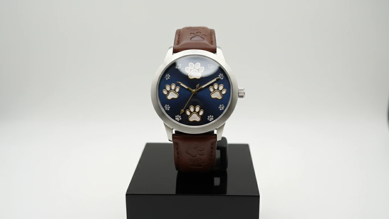 Relógio de Pulso com Design Temático de Patas