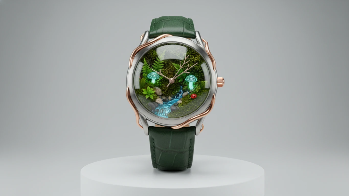 Relógio de Pulso com Design de Ecossistema