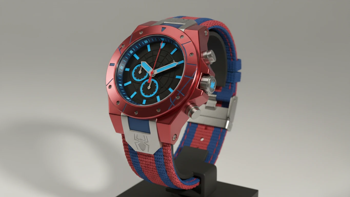 Relógio de Pulso do Homem-Aranha