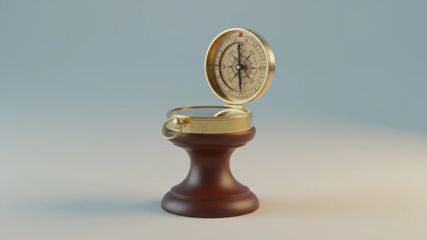 Réplica de Bússola de Navegação Marítima