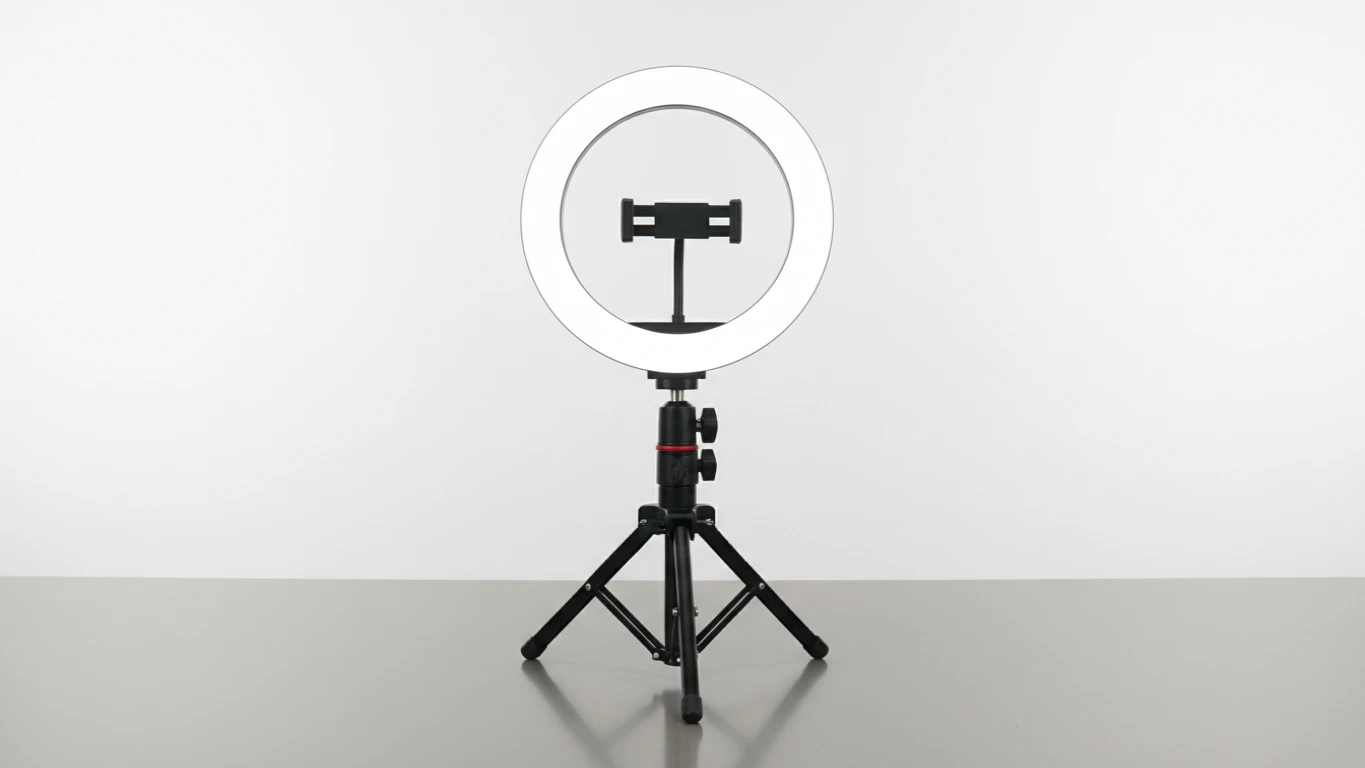 Ring Light de Mesa com Suporte