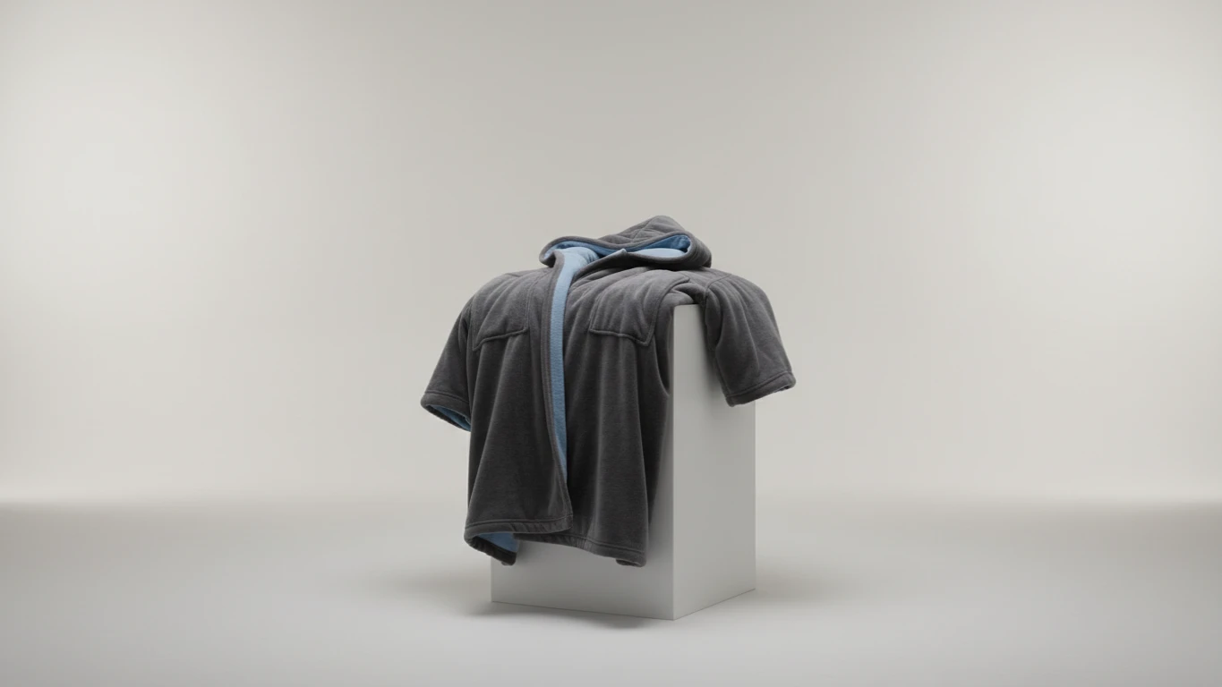 Roupão de Natação Térmico com Capuz