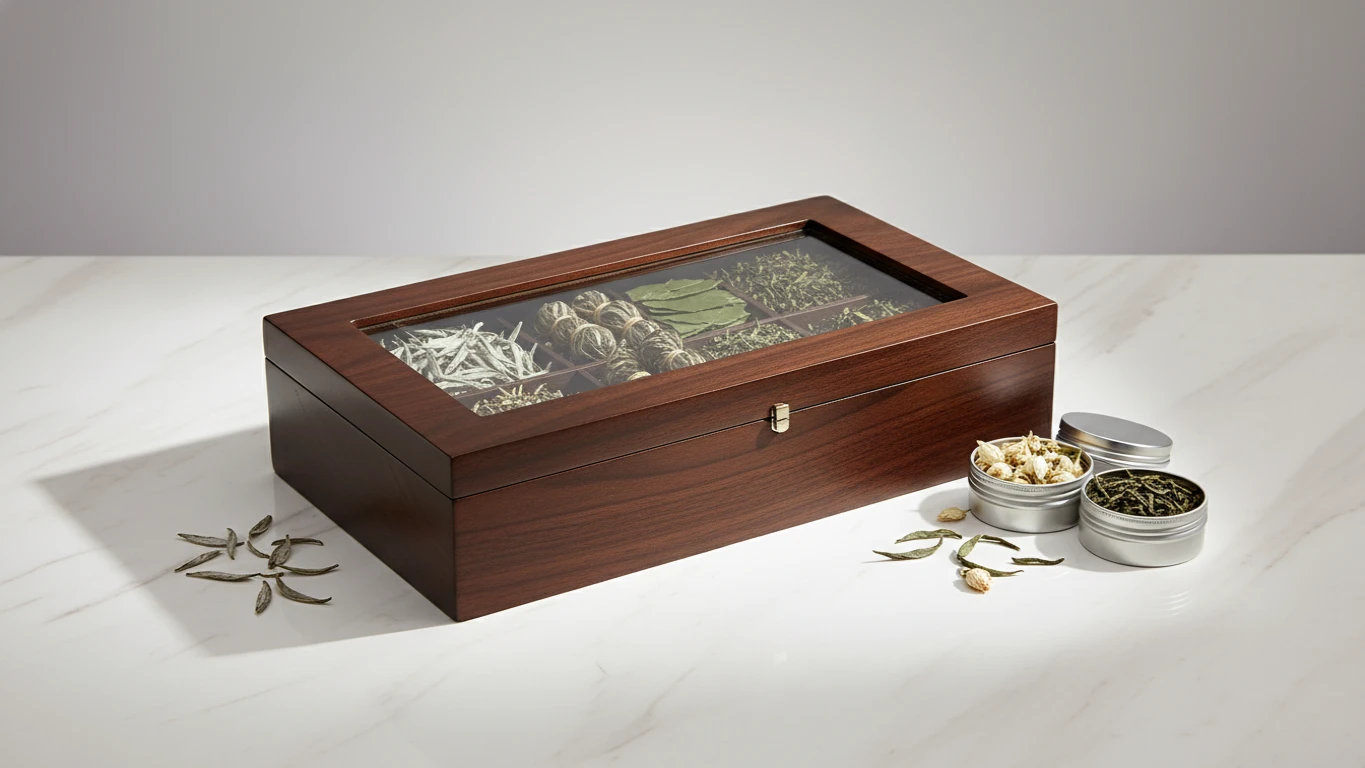 Seleção de Chás Brancos e Verdes Premium