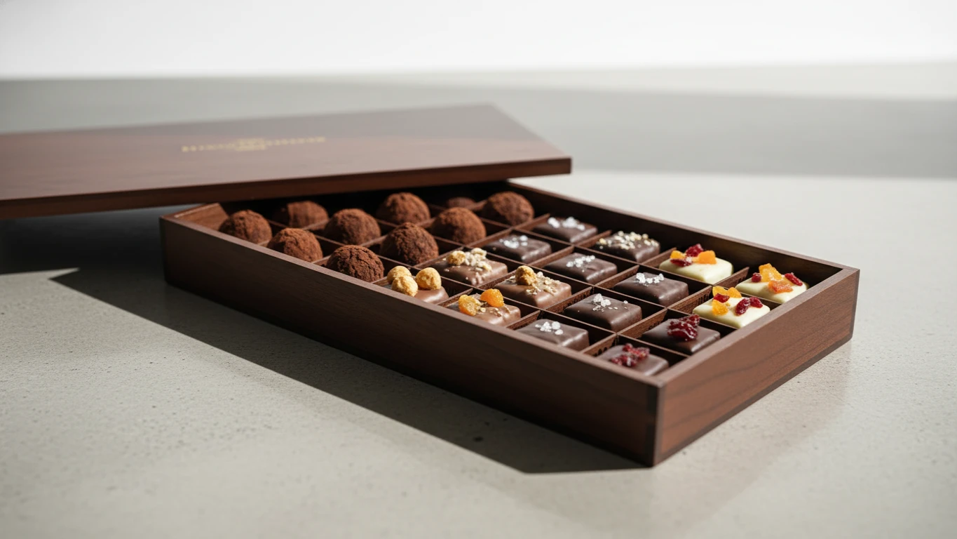 Caixa de Chocolates Finos Temática