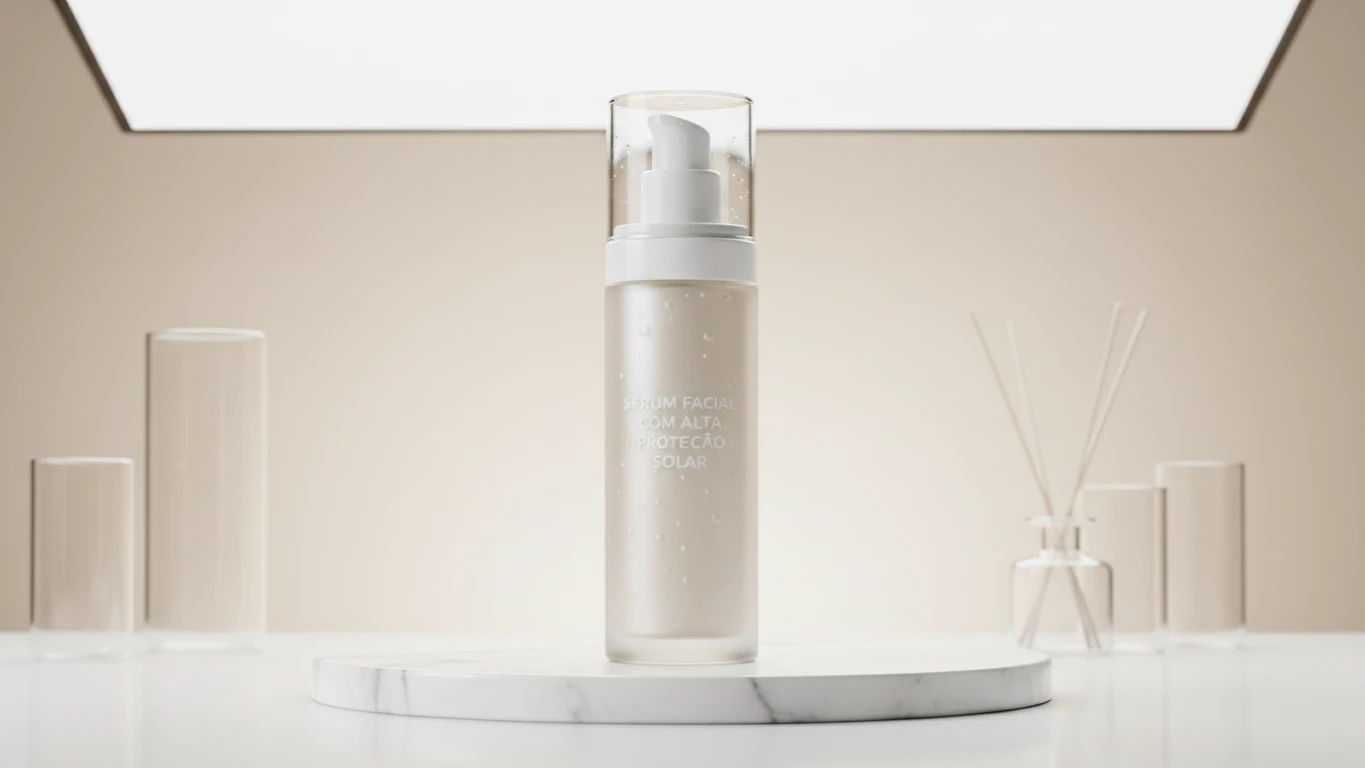 Sérum Facial com Alta Proteção Solar