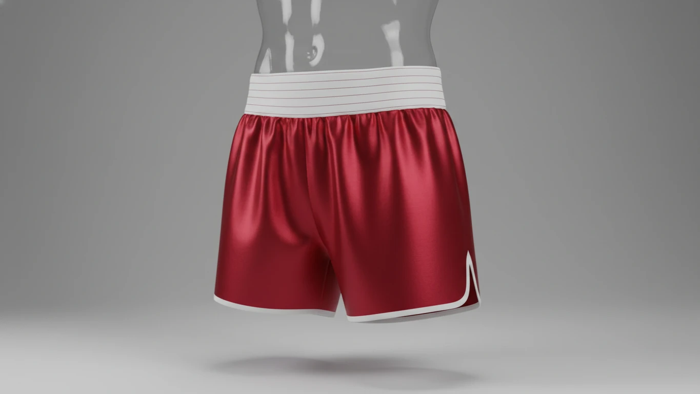 Shorts de Boxe em Cetim Tradicional