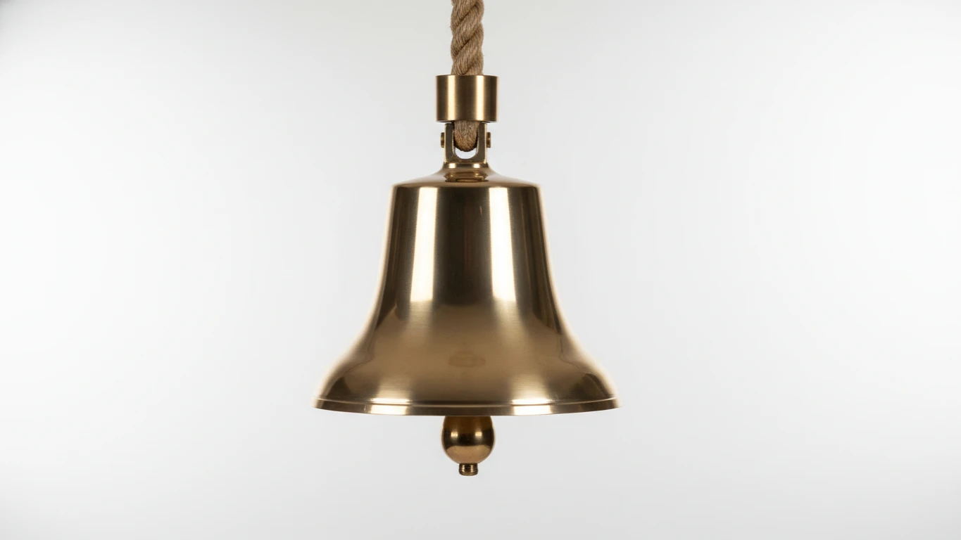 Sino de Navio em Bronze Polido