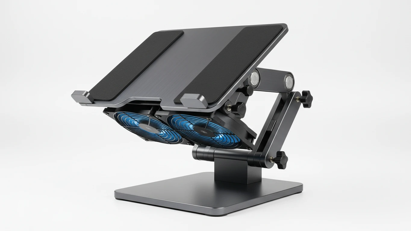 Suporte Articulado para Notebook com Refrigeração
