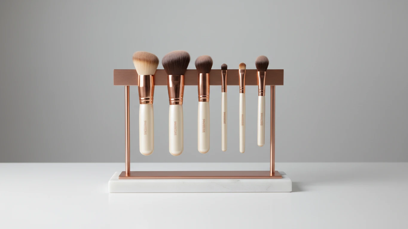 Suporte Magnético para Pincéis de Maquiagem