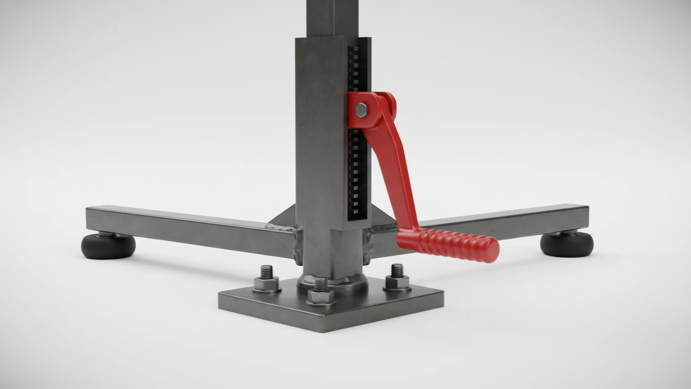 Suporte de Chão Reforçado com Trava