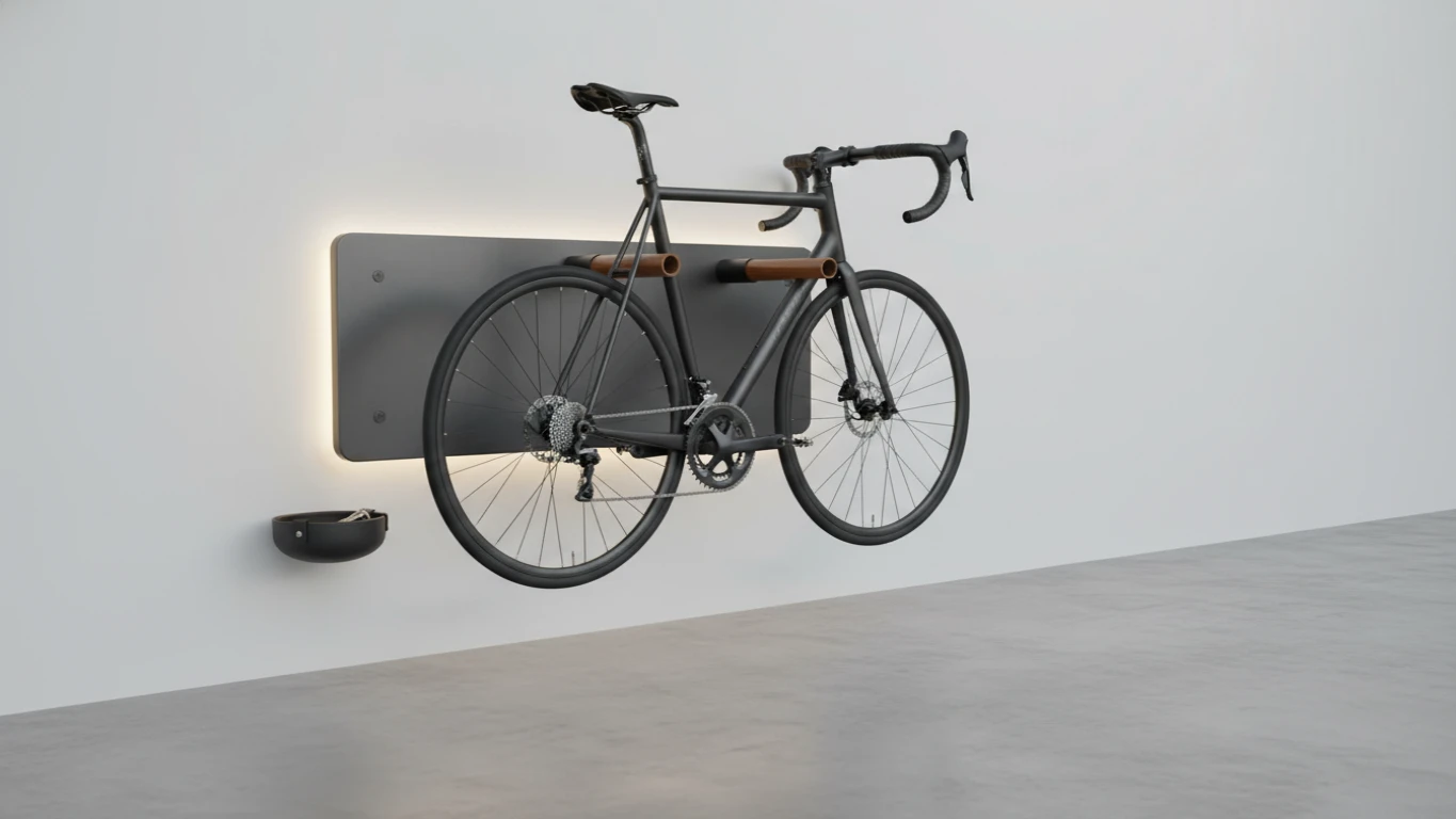 Suporte de Parede de Design para Bicicleta