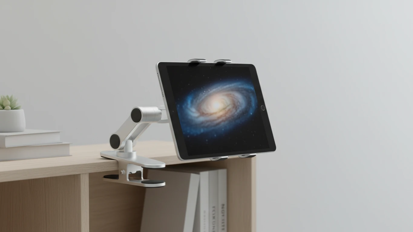 Suporte para Tablet em Estante
