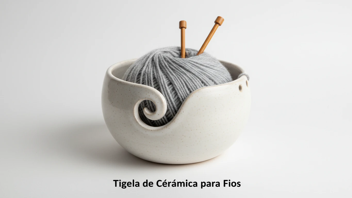 Tigela de Cerâmica para Fios